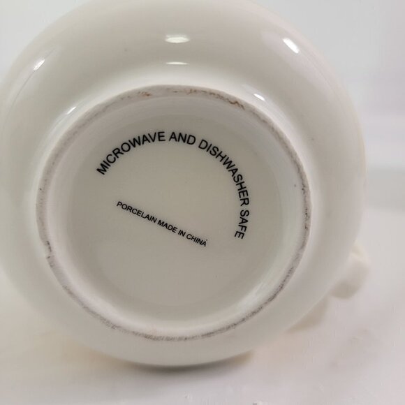 Wellsley Farms 12 Oz Porcelain Coffee Tea Mugs Cup – Set of 2 - Picture 5 of 14